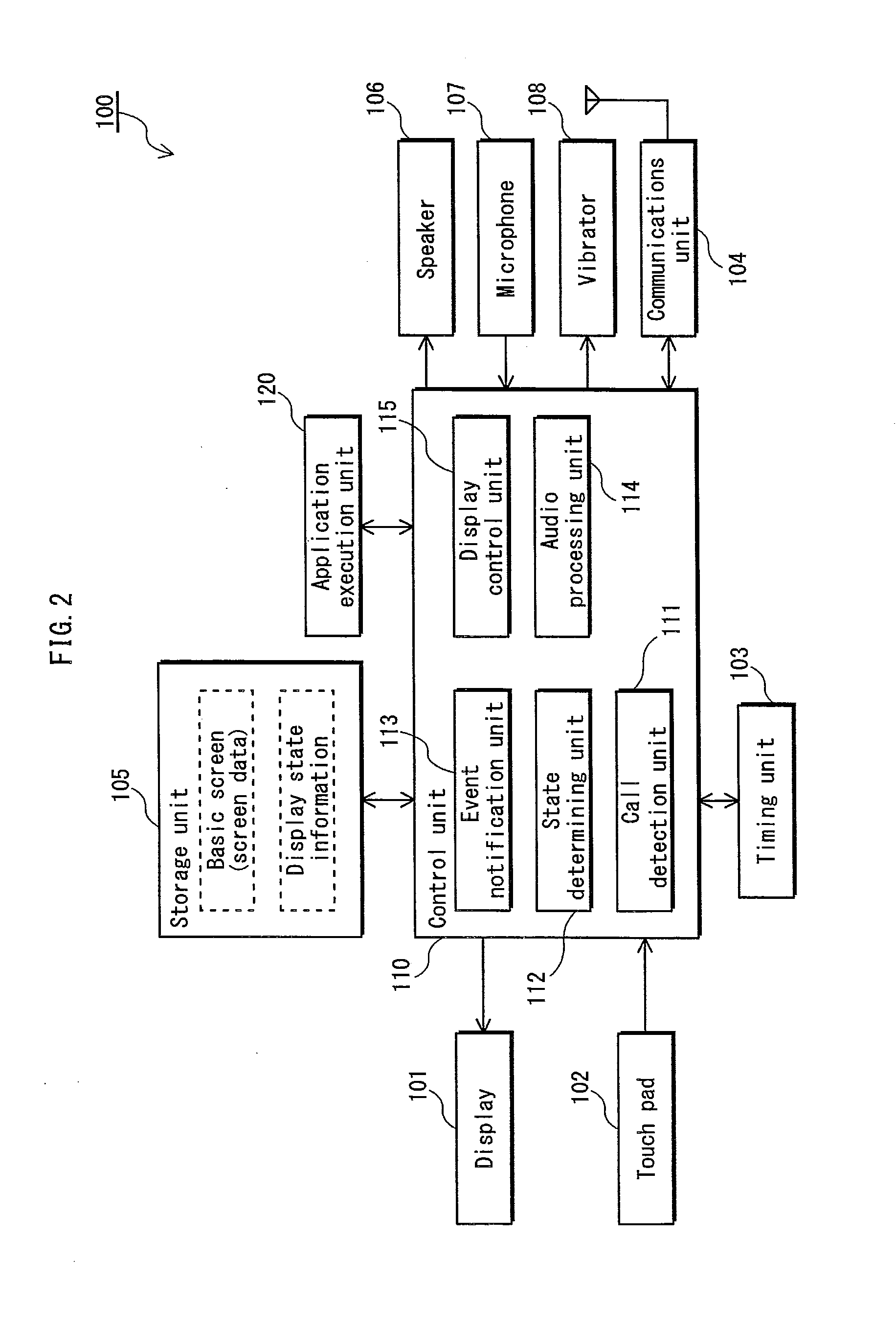 Mobile communication terminal and input control program