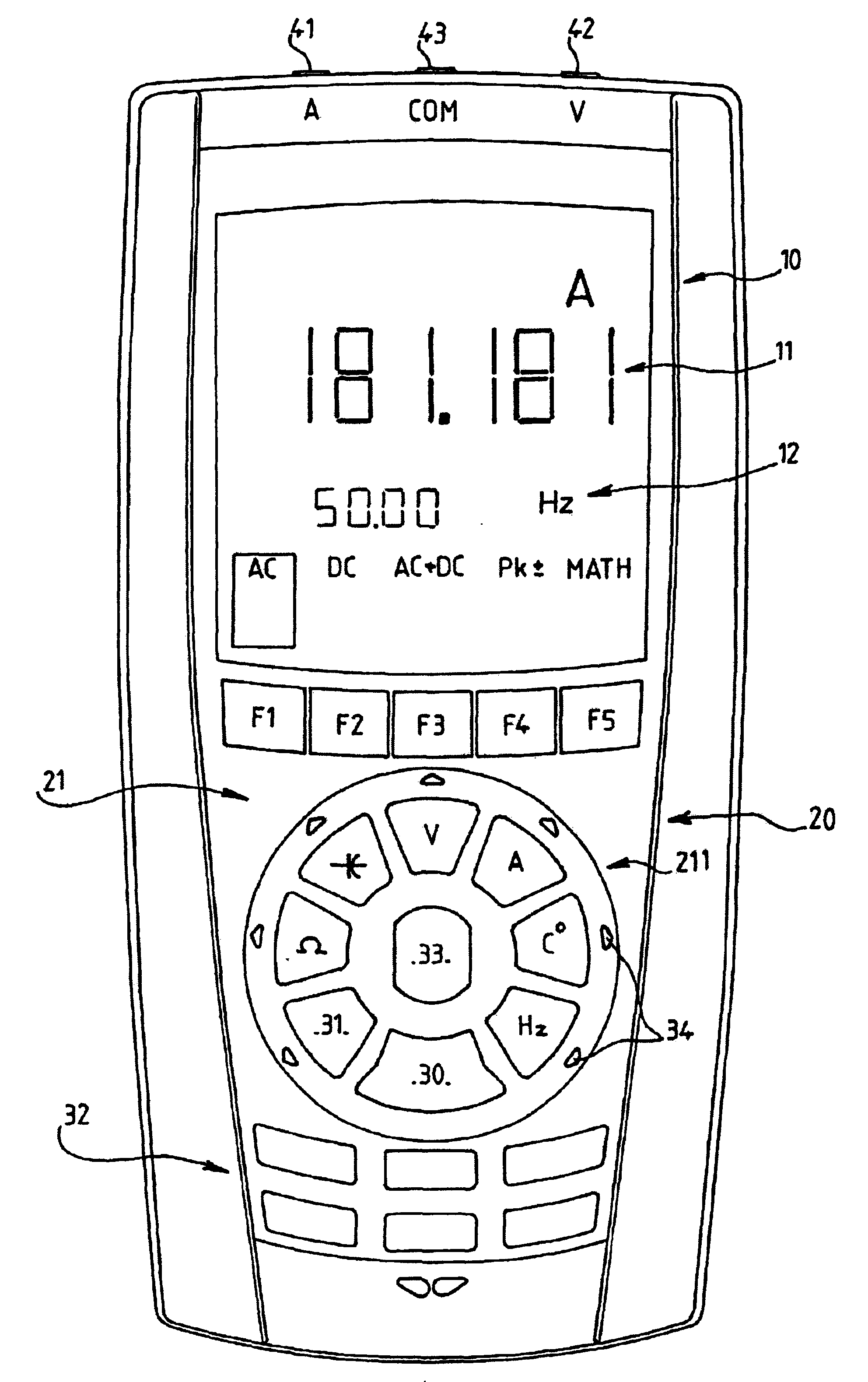 Multimeter instrument with touch-sensitive selection device - Eureka ...