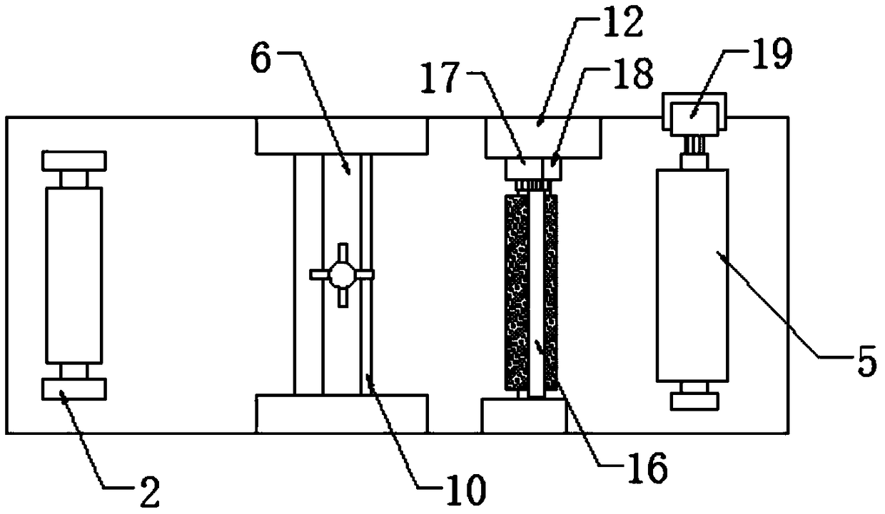 Yarn reeling and tensioning device