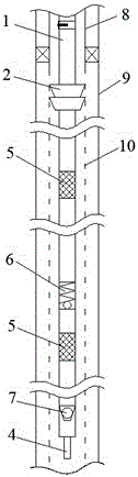 Treatment method of cement sheath outside the screen after cement injection