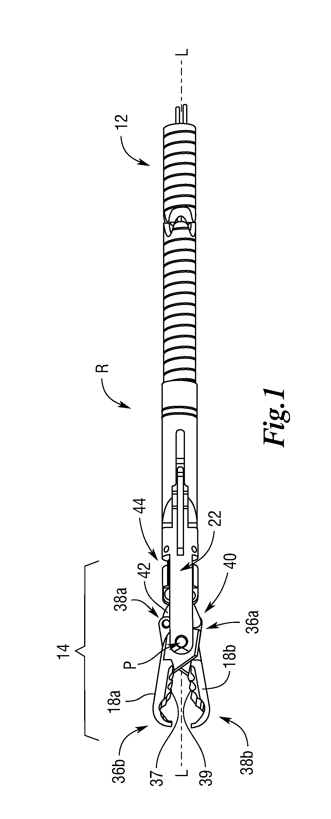 Rotational coupling device for surgical instrument with flexible actuators