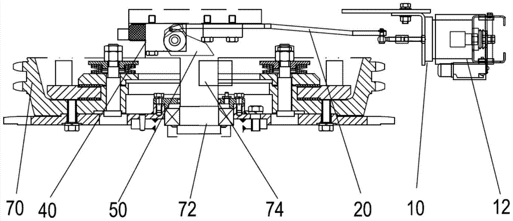 An additional braking device for an escalator