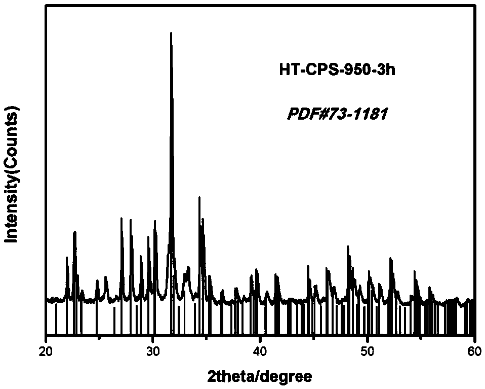 Hydrothermal preparation of ultrafine calcium silicon-phosphate powder and application thereof