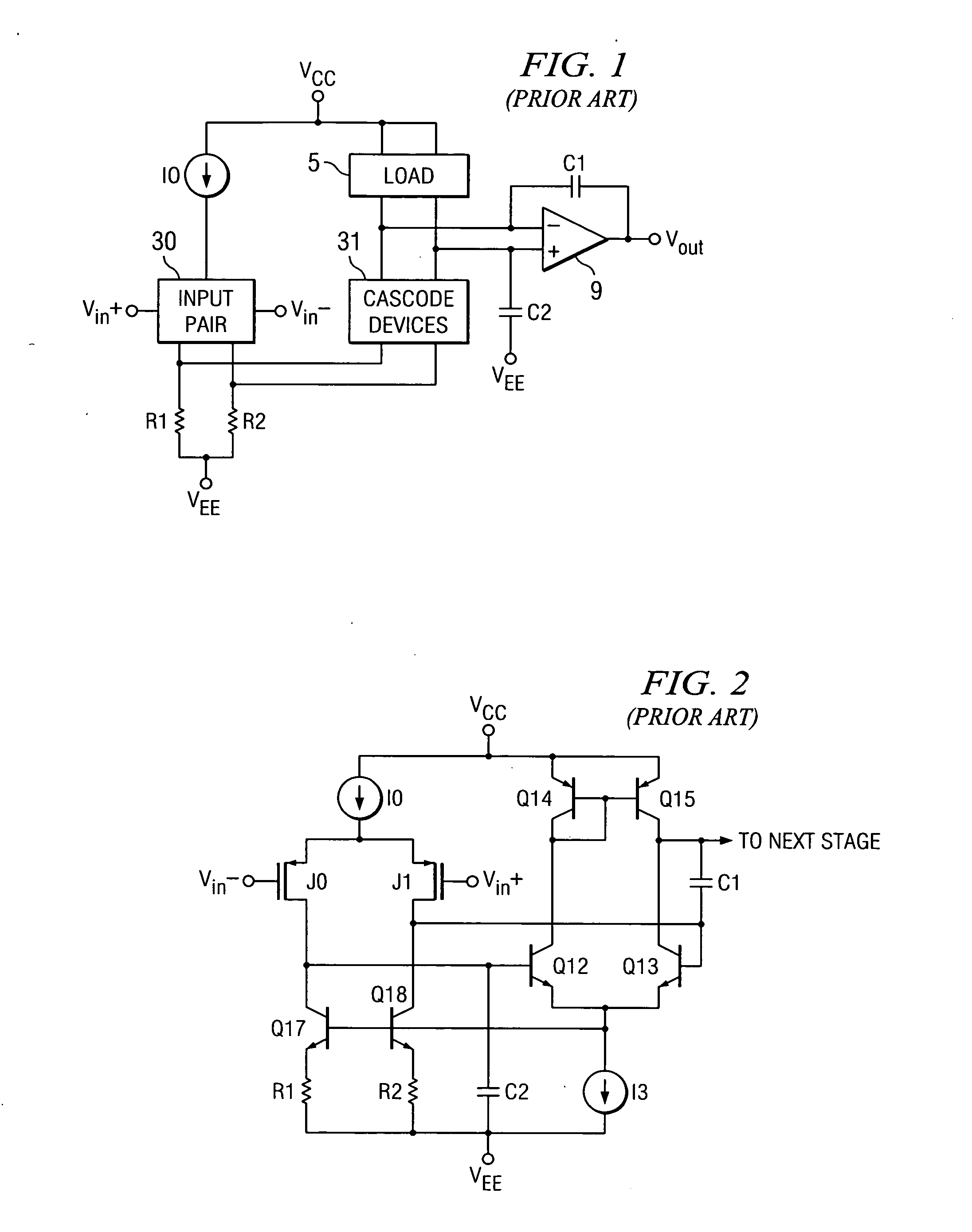 Class ab folded cascode stage and method for low noise, low power, low-offset operational amplilier