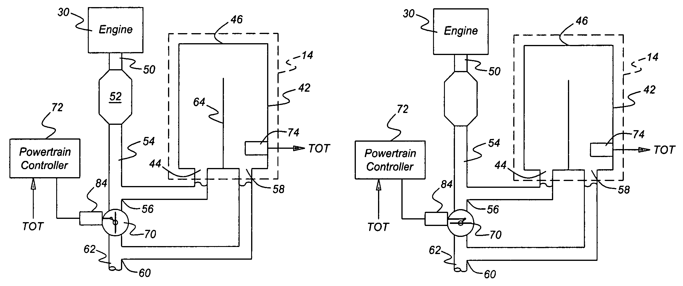 Transmission fluid heating using engine exhaust