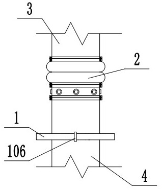Using method of device for fully mixing demulsifier and well flow substances within ultra-short distance