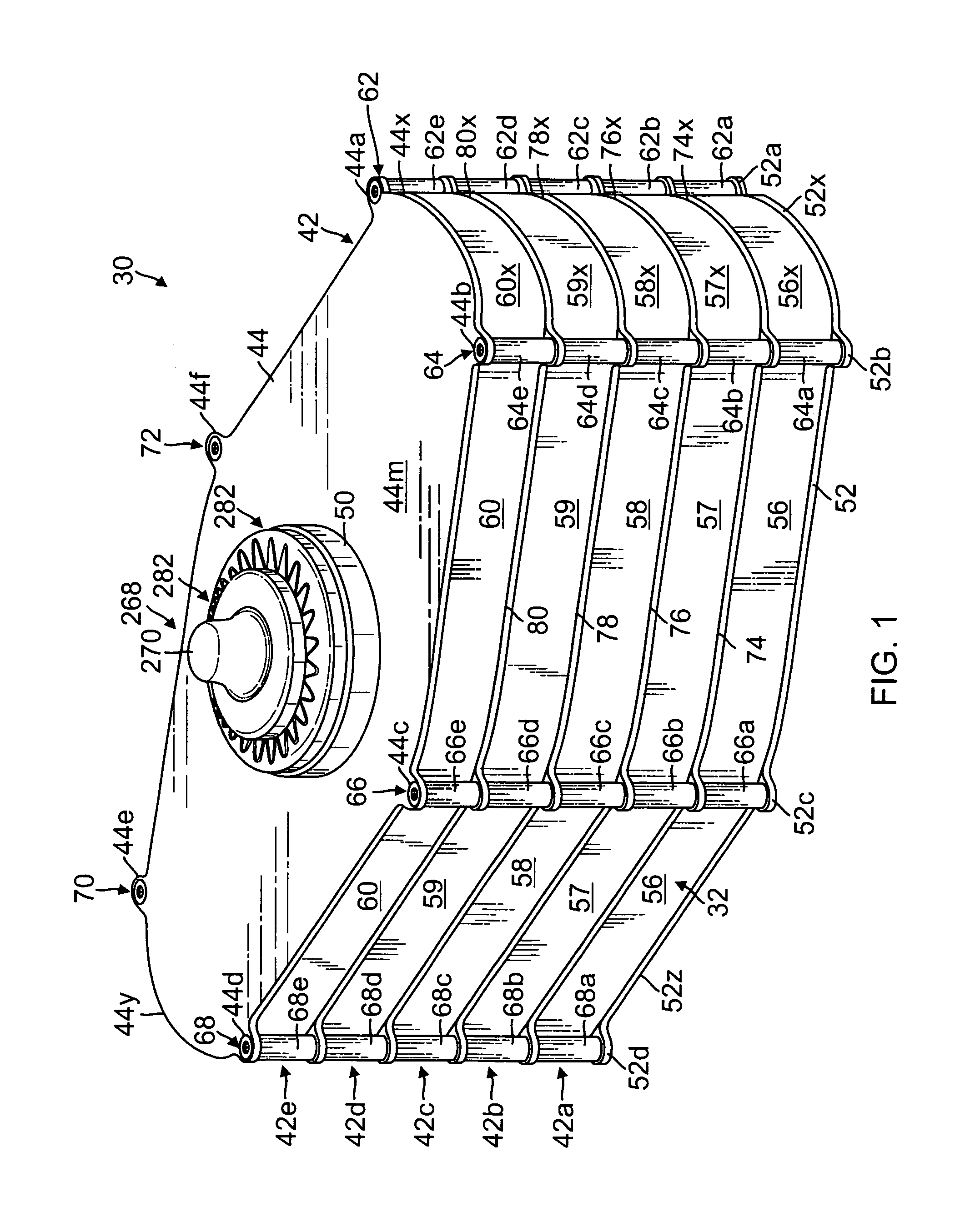 Integrated resistance spring force machine