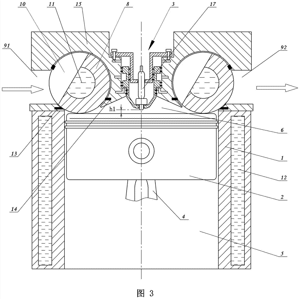 Variable-compression-ratio mechanism of engine and air distribution system matched with variable-compression-ratio mechanism