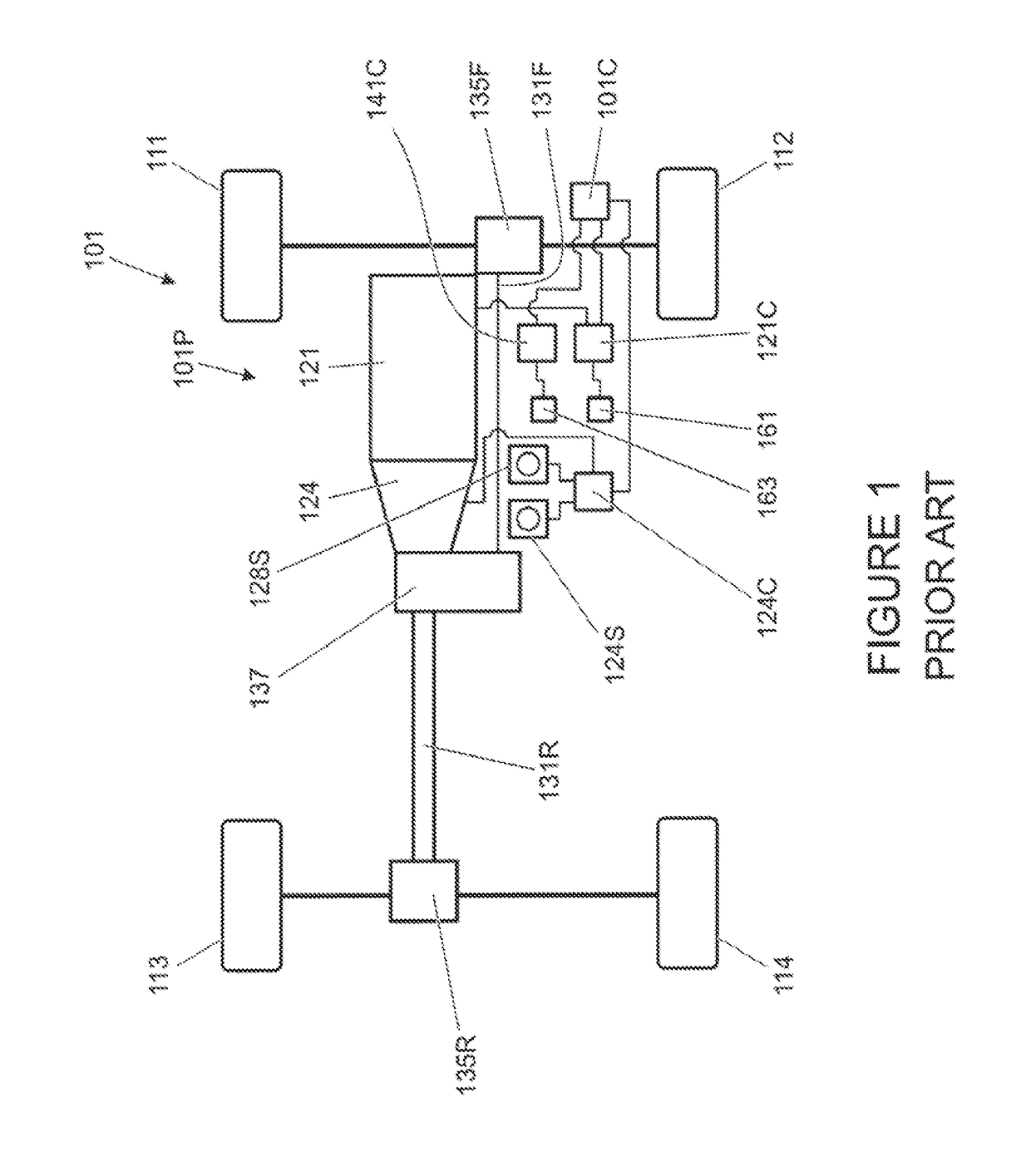 Adaptive control of motor vehicle powertrain