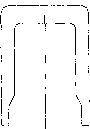 Tapered part punching method and combined process dimension control device