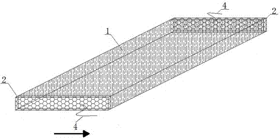 A construction method for pouring conductive asphalt concrete to melt ice and snow pavement