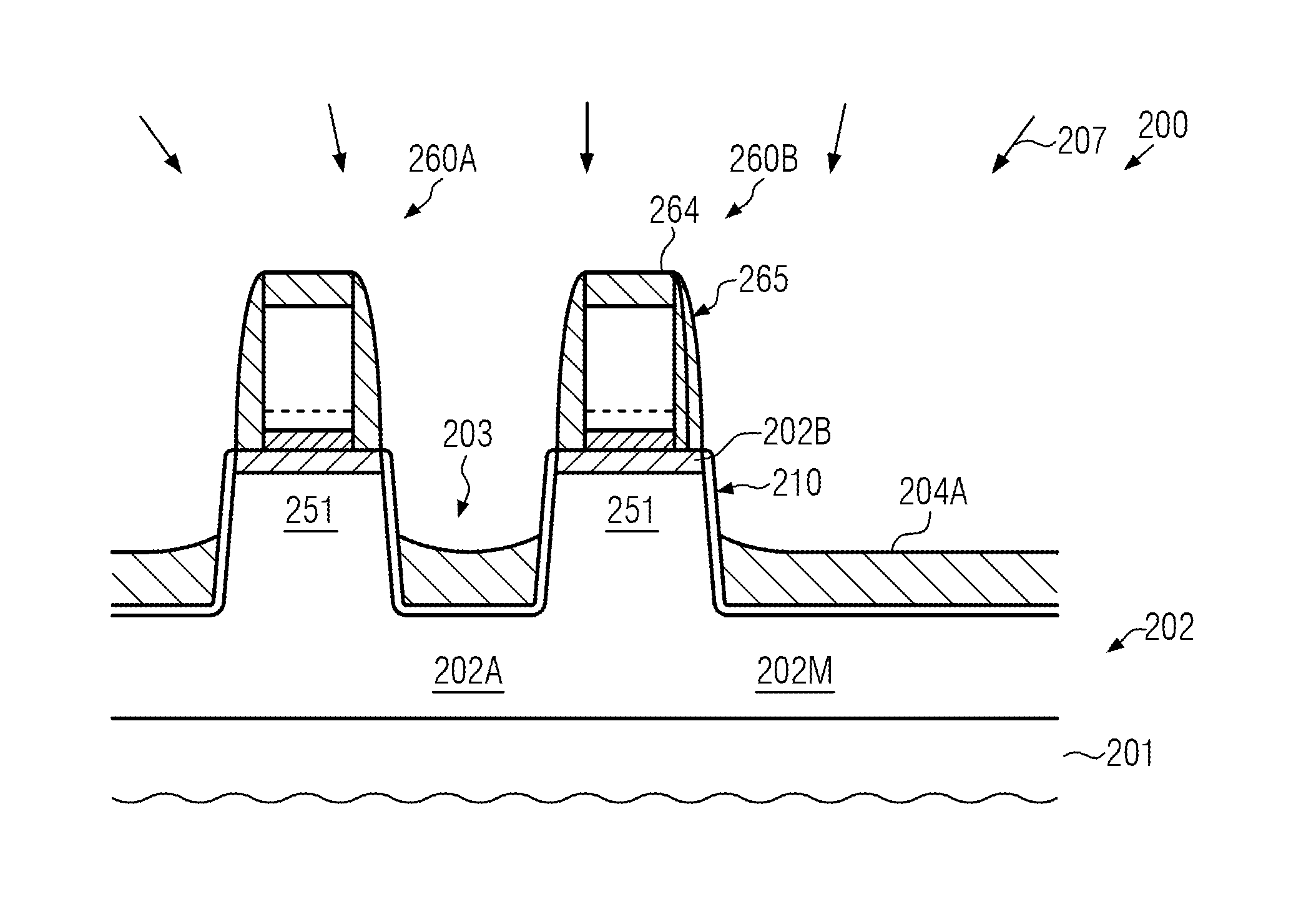 Performance enhancement in transistors by providing an embedded strain-inducing semiconductor material on the basis of a seed layer