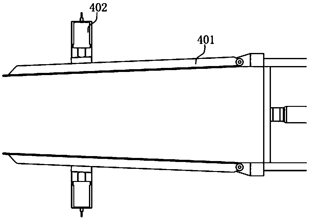 Side discharging horizontal type packer