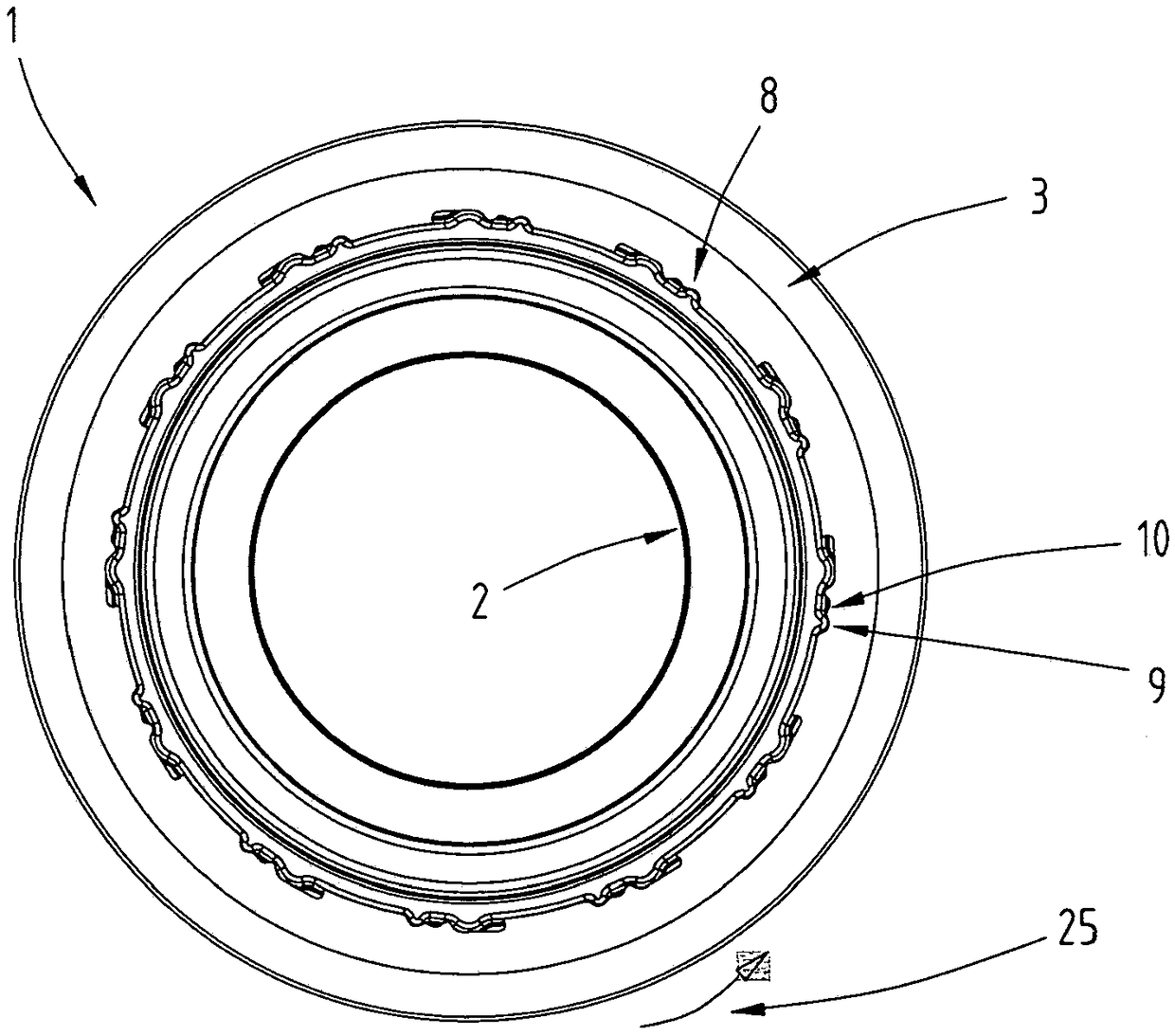 Belt wheel, winding type transmission mechanism and method for connecting rim and main body of belt wheel