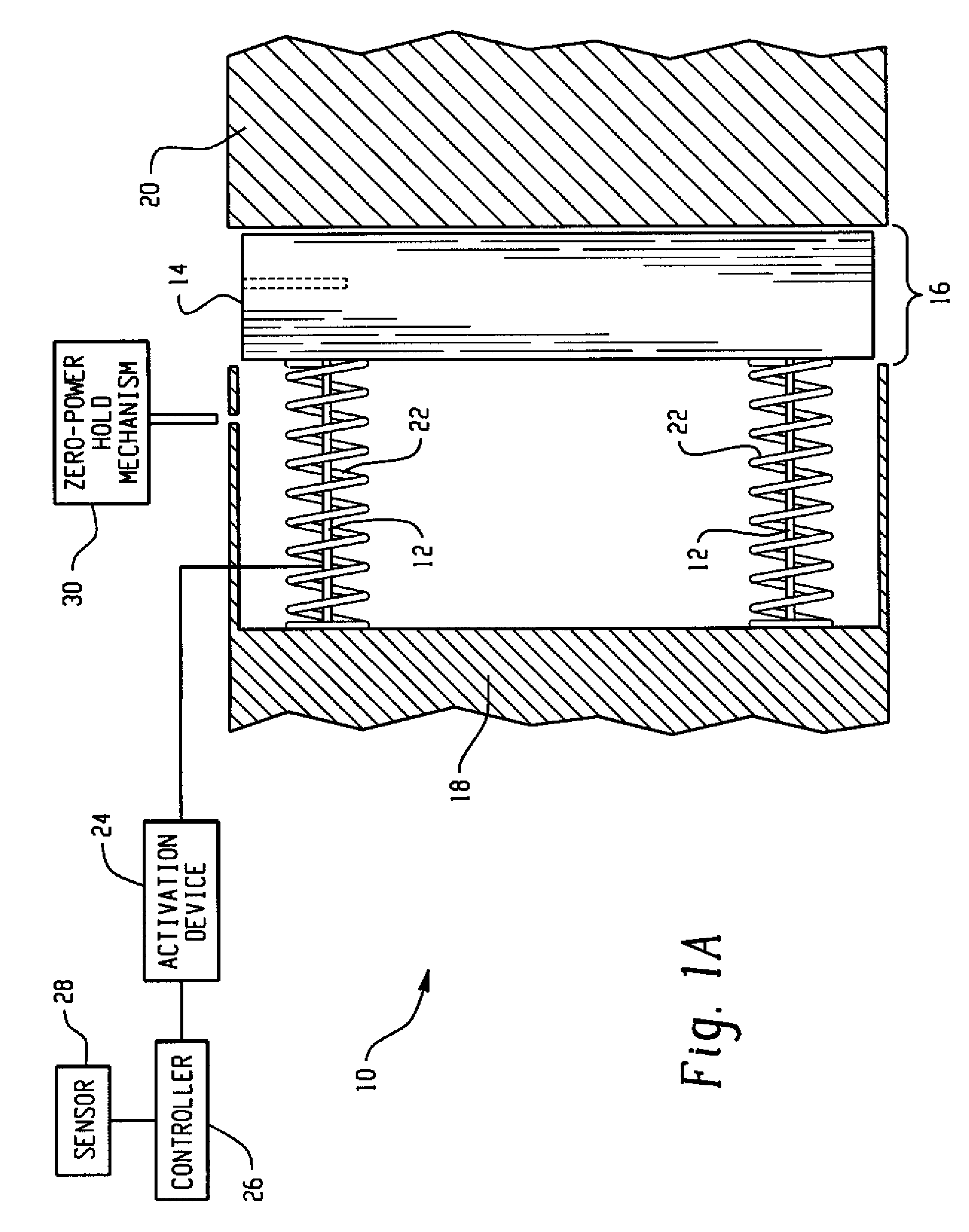Active material based concealment devices for seams