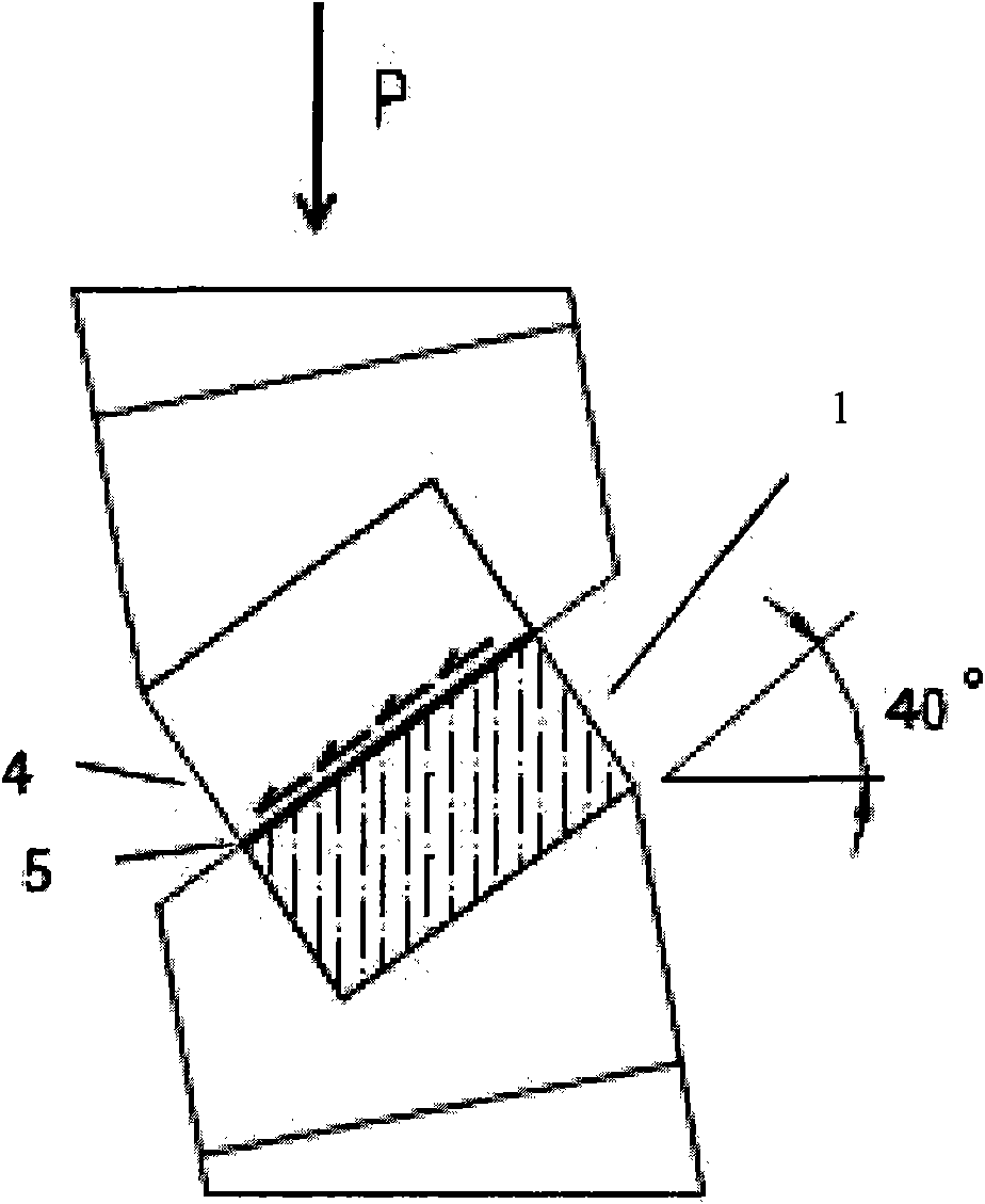 Indoor detection method for performance of waterproof adhesive layer material of cement concrete bridge