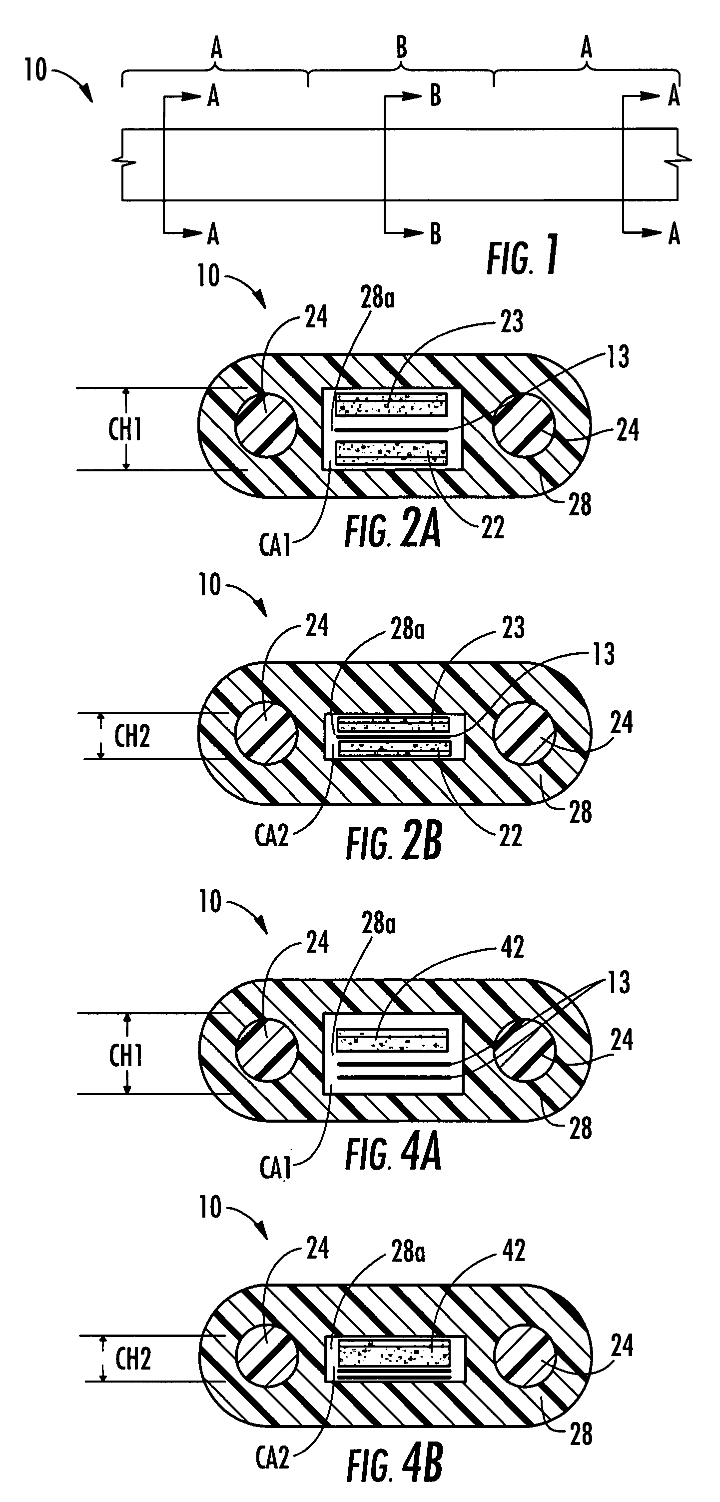 Fiber optic cables having coupling and methods therefor