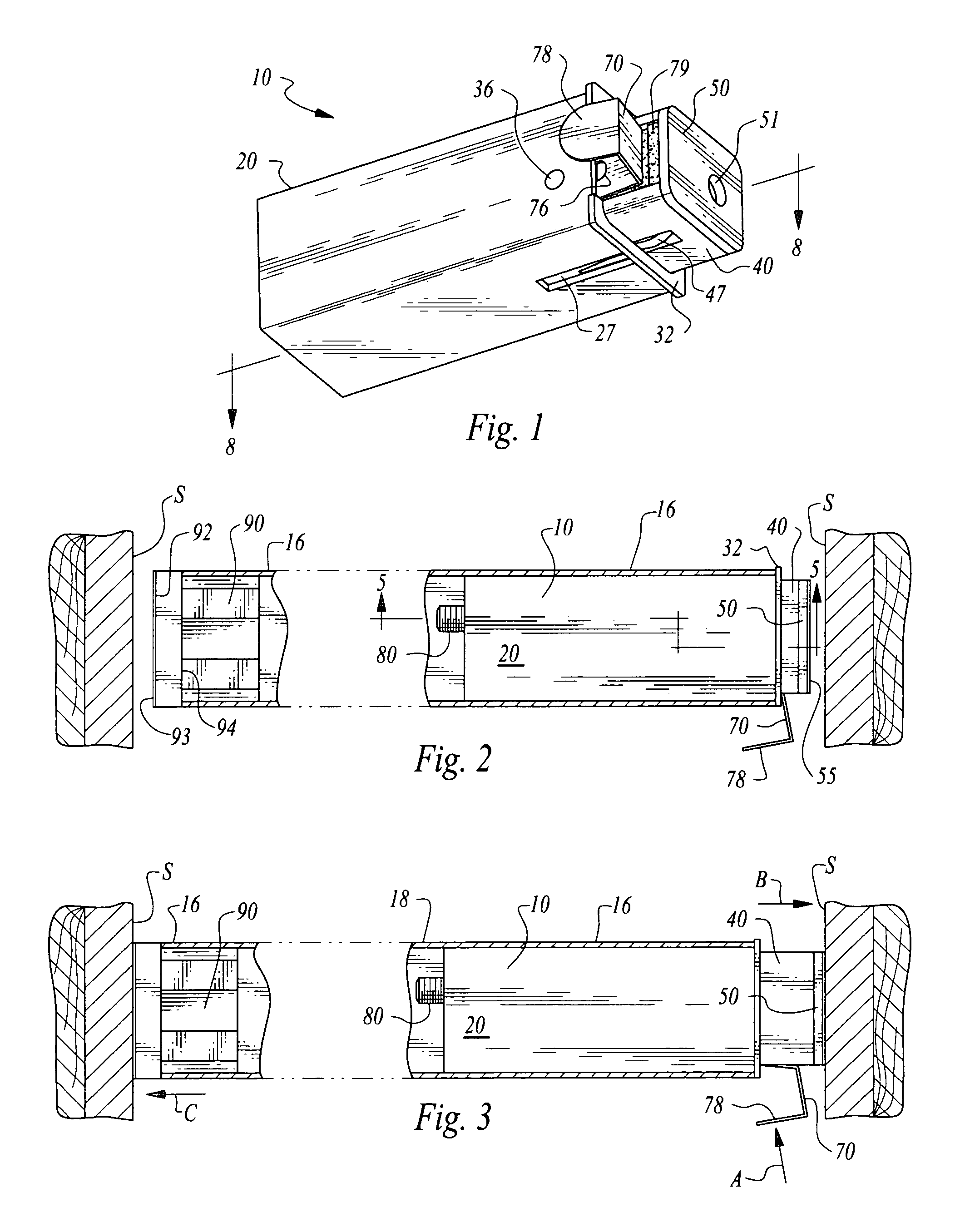 Compression mount for window coverings