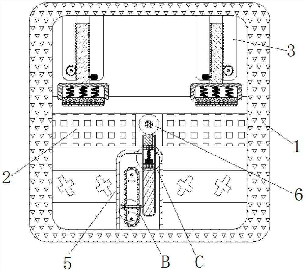 Automatic fixed-length cutting device used for computer network cable