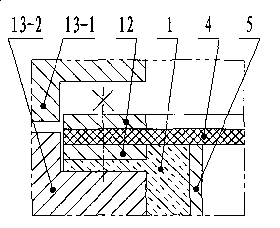 Ammoxidation furnace formed by novel platinum net brace that is catalyst basket and support structure thereof