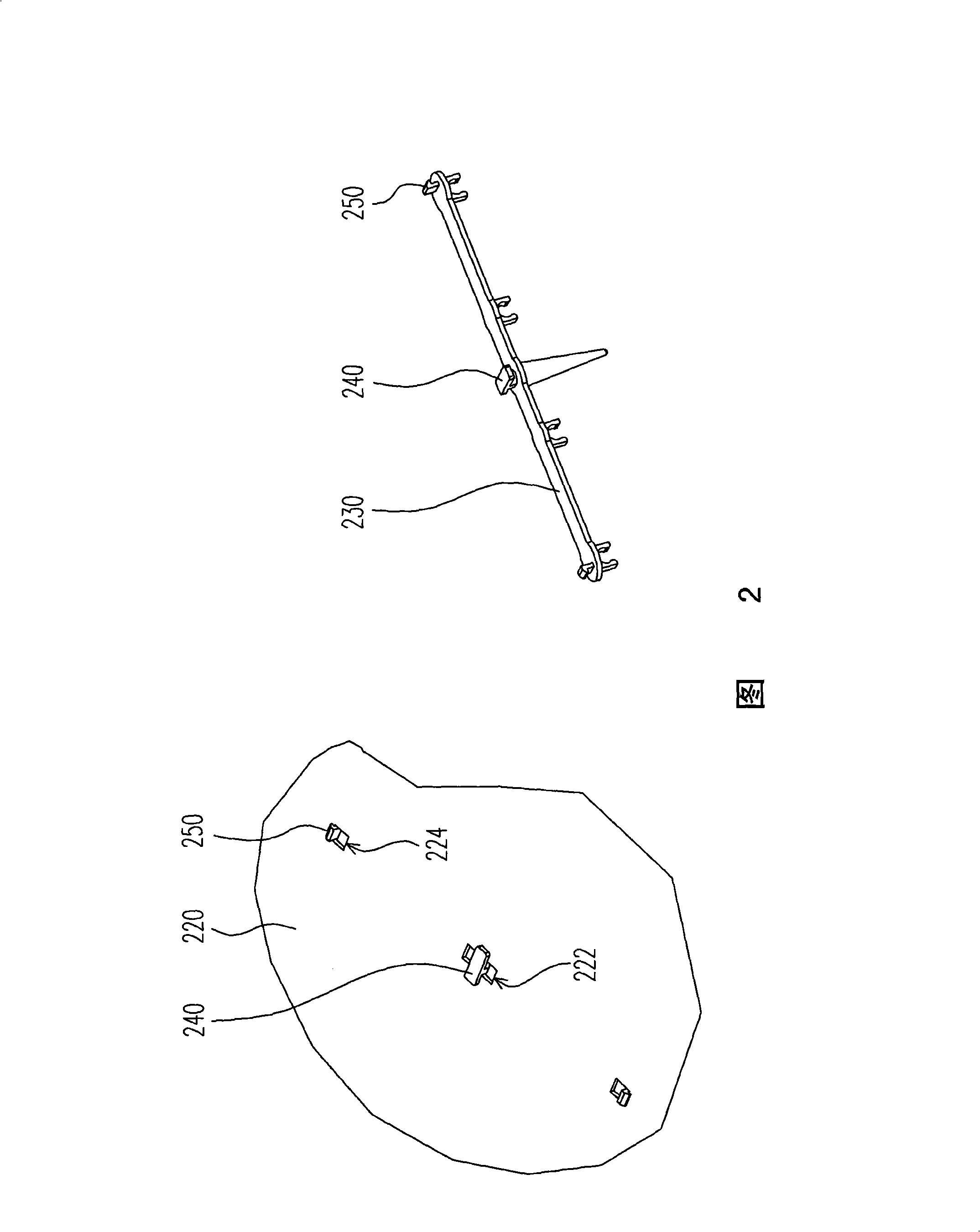 Directly-down back light module unit, LCD device and light tube assembling method