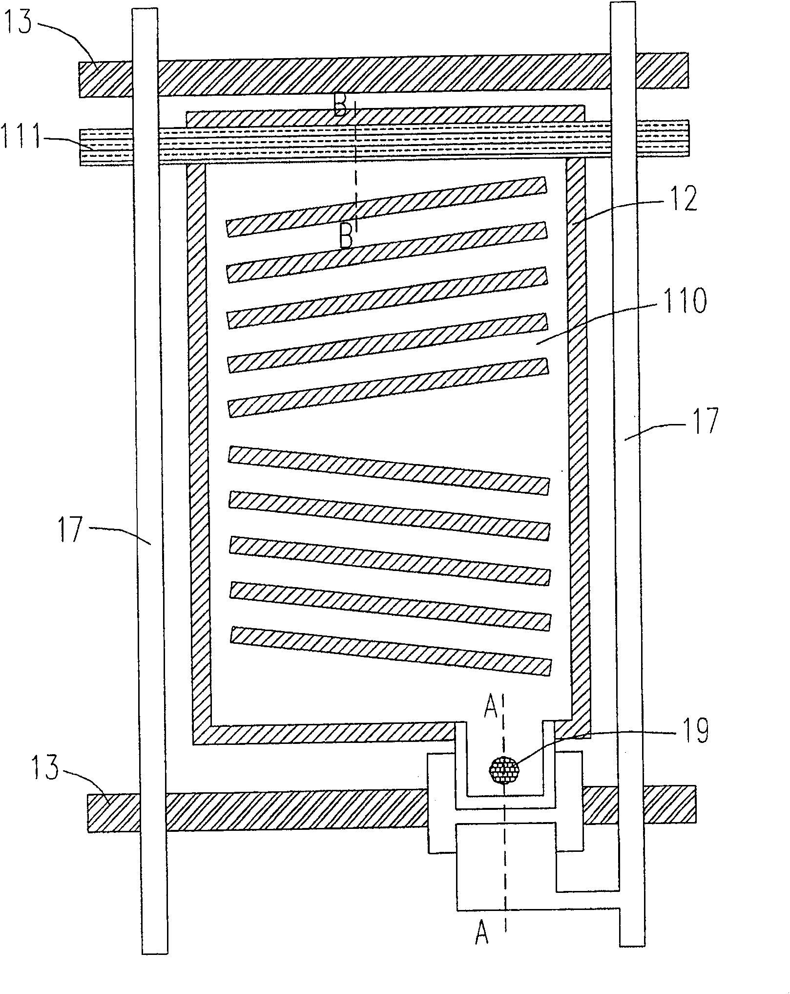 Edge electrical field switching type liquid crystal display and manufacture method thereof