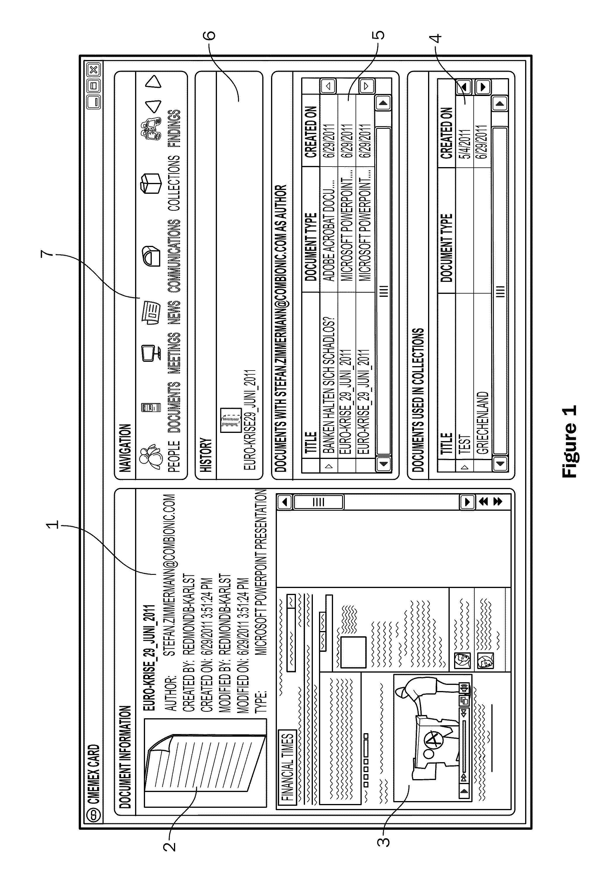 Contextual processing of data objects in a multi-dimensional information space