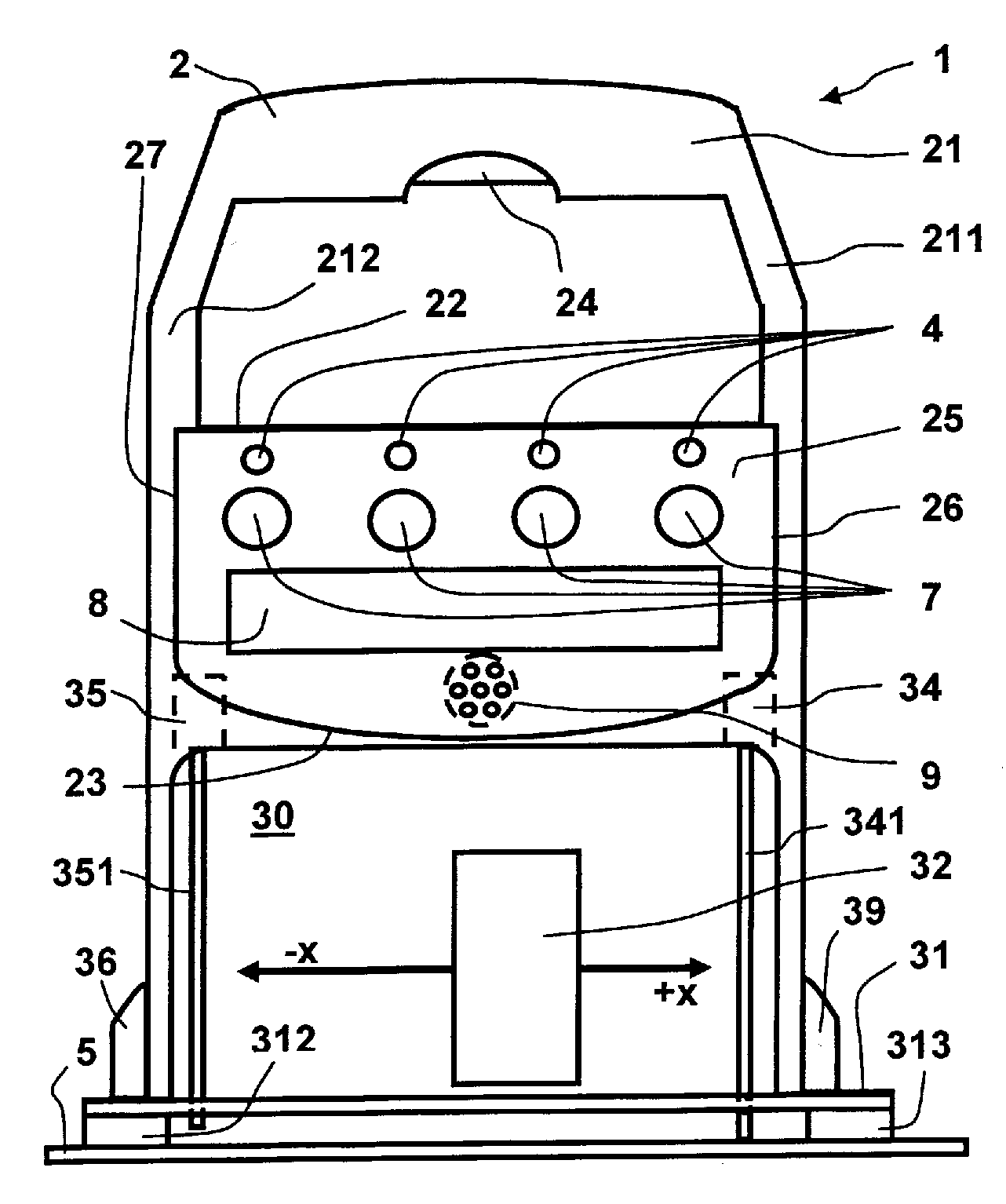 Universally usable electronic manual stamping device