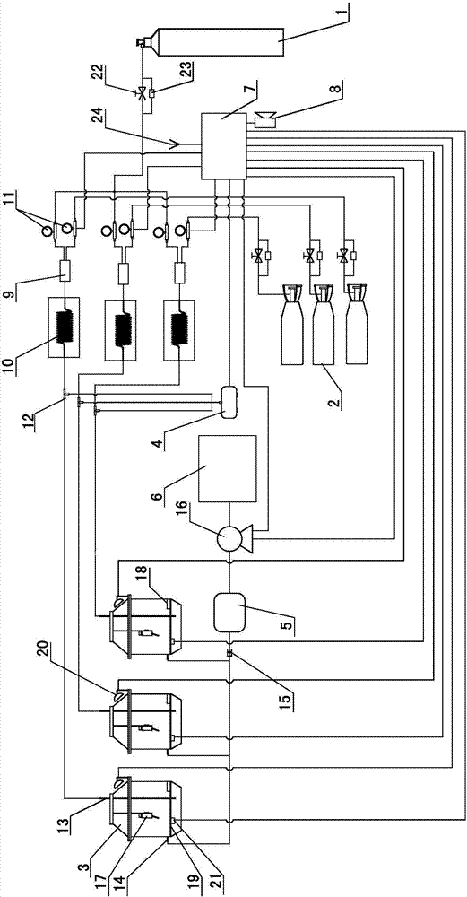 Intelligent sulfur hexafluoride biotoxicity test device