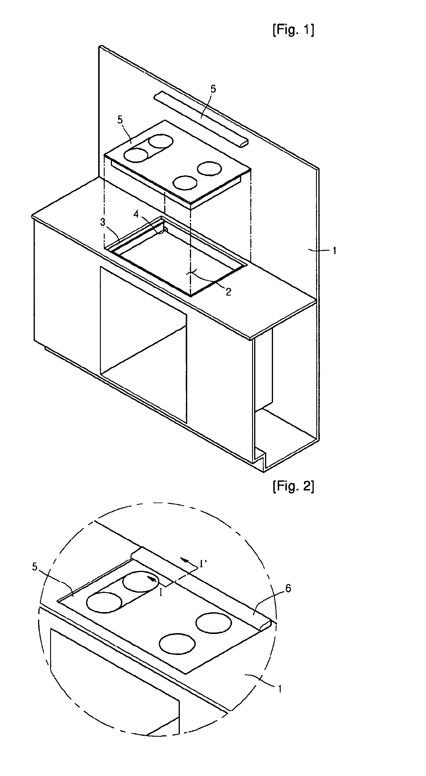 Built-in cooking appliance and installation apparatus for the same