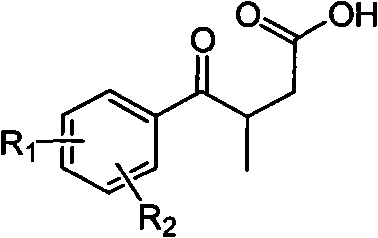 Novel process for preparing 3-(substituted benzoyl) butyric acid
