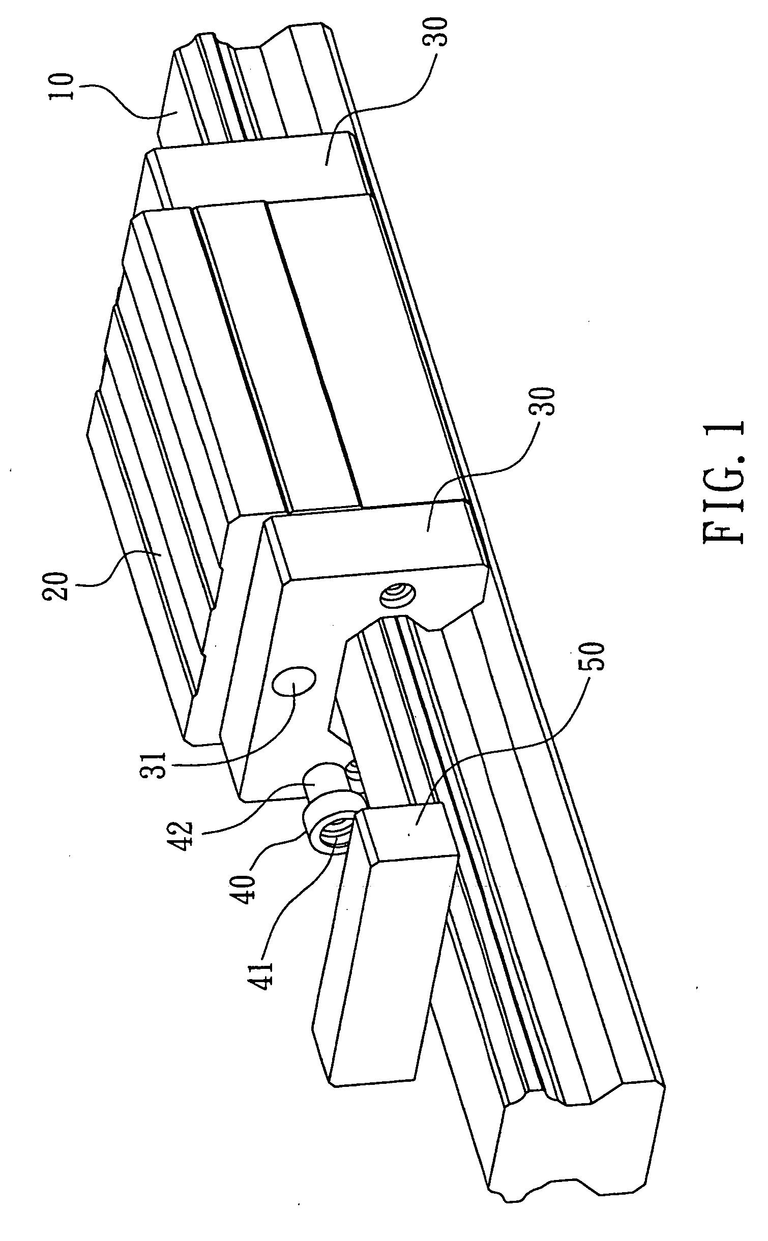 Linear guideway with a changeable oil-storage unit