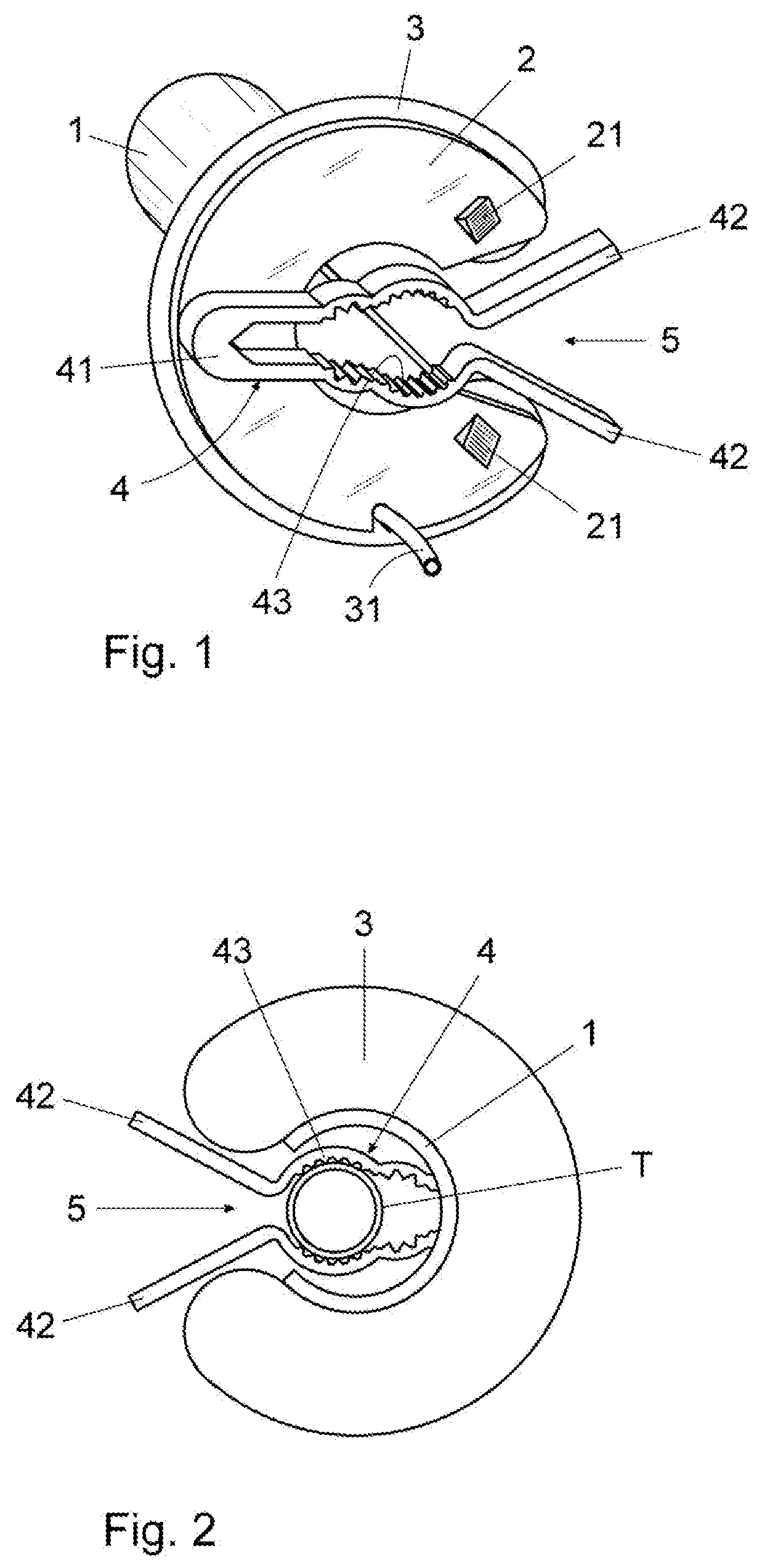 A device for holding endotracheal tubes