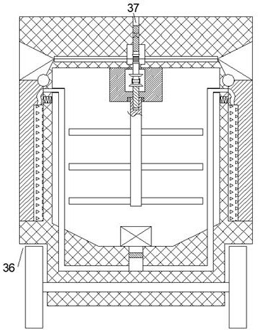 Pesticide spraying vehicle capable of automatically adjusting liquid spraying flow according to vehicle speed