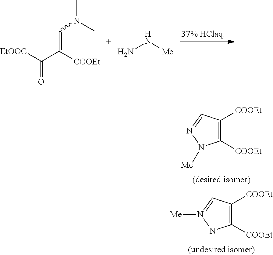 Process for the preparation of pyrazole carboxylic acid derivatives