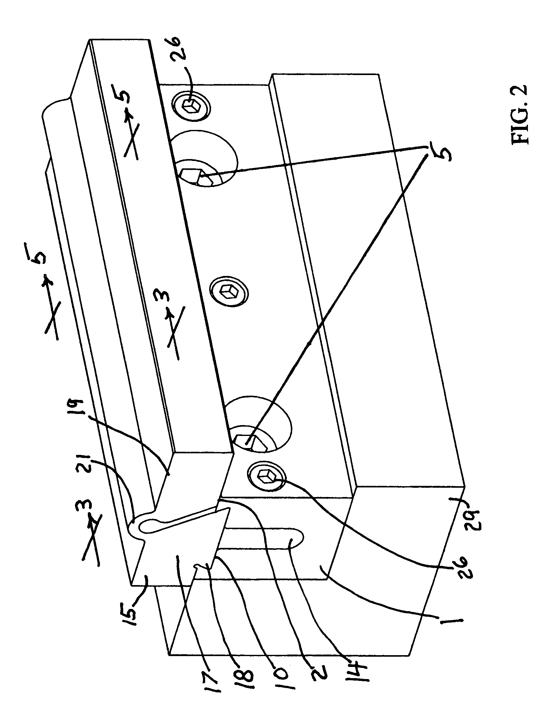 Segmentable resilient vise jaw