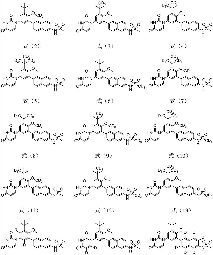 A kind of substituted naphthalene ring compound, pharmaceutical composition and application thereof