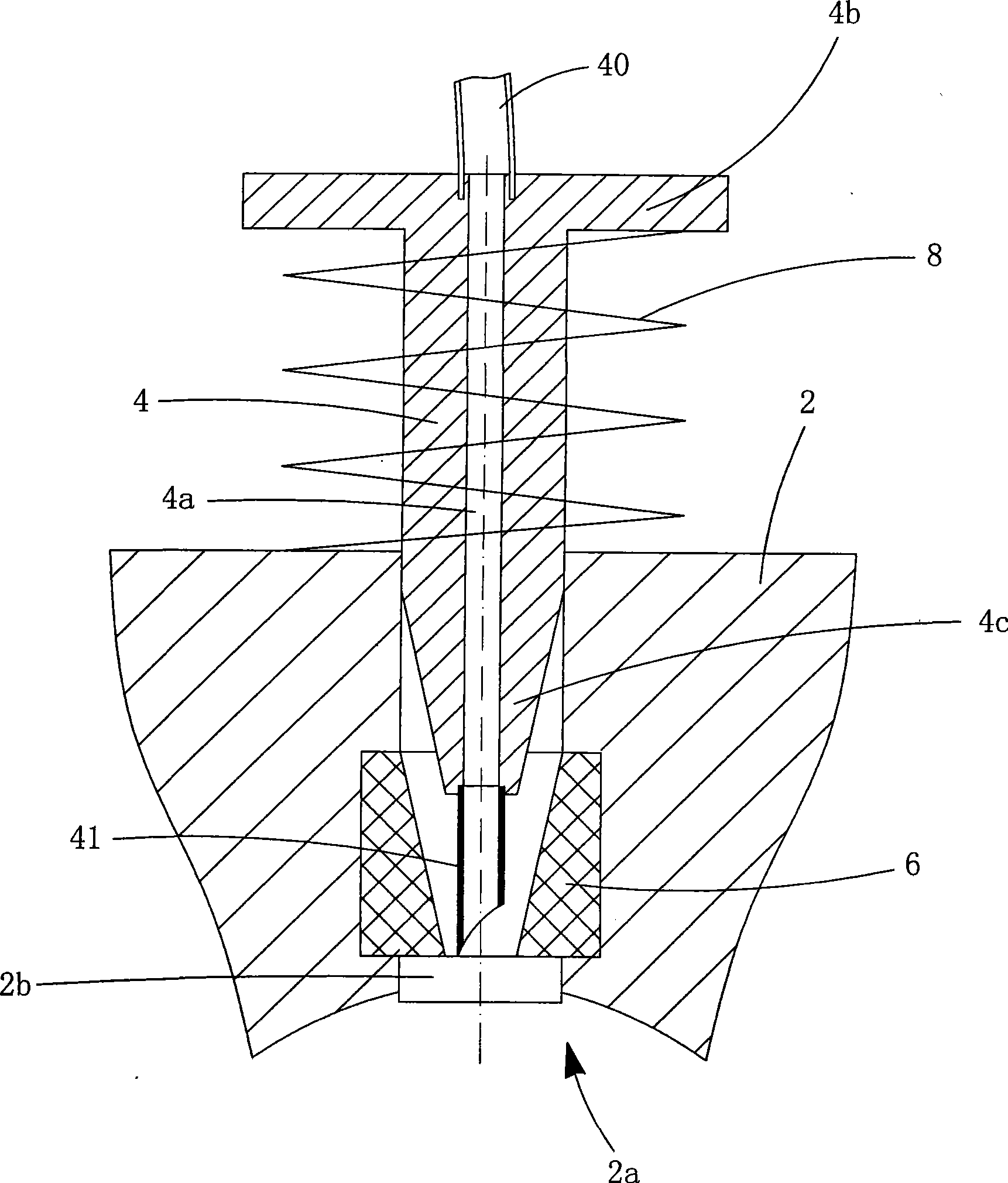 Device for producing complete empty eggshell