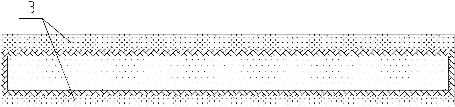 Packaging-first and etching-later manufacturing method for chip formal double-surface three-dimensional circuit and packaging structure of chip formal double-surface three-dimensional circuit