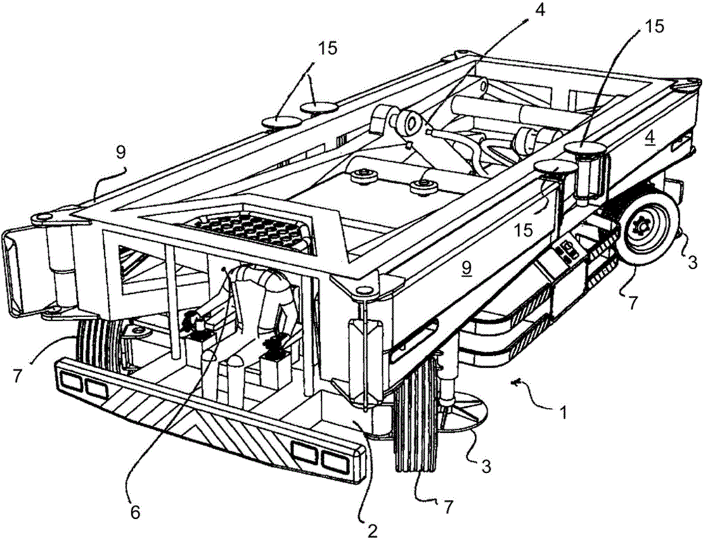 Method and device in lifting car/truck carrying deck panel aboard multi deck pure car/truck carrier (PCTC)