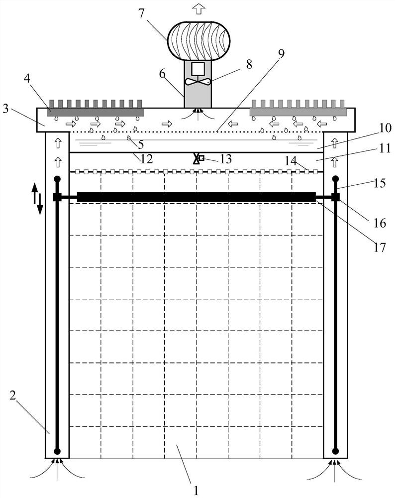 Solar photovoltaic panel self-cleaning device and method for taking water from air