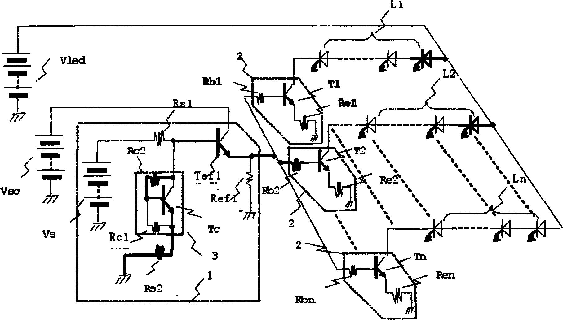 LED driving loop