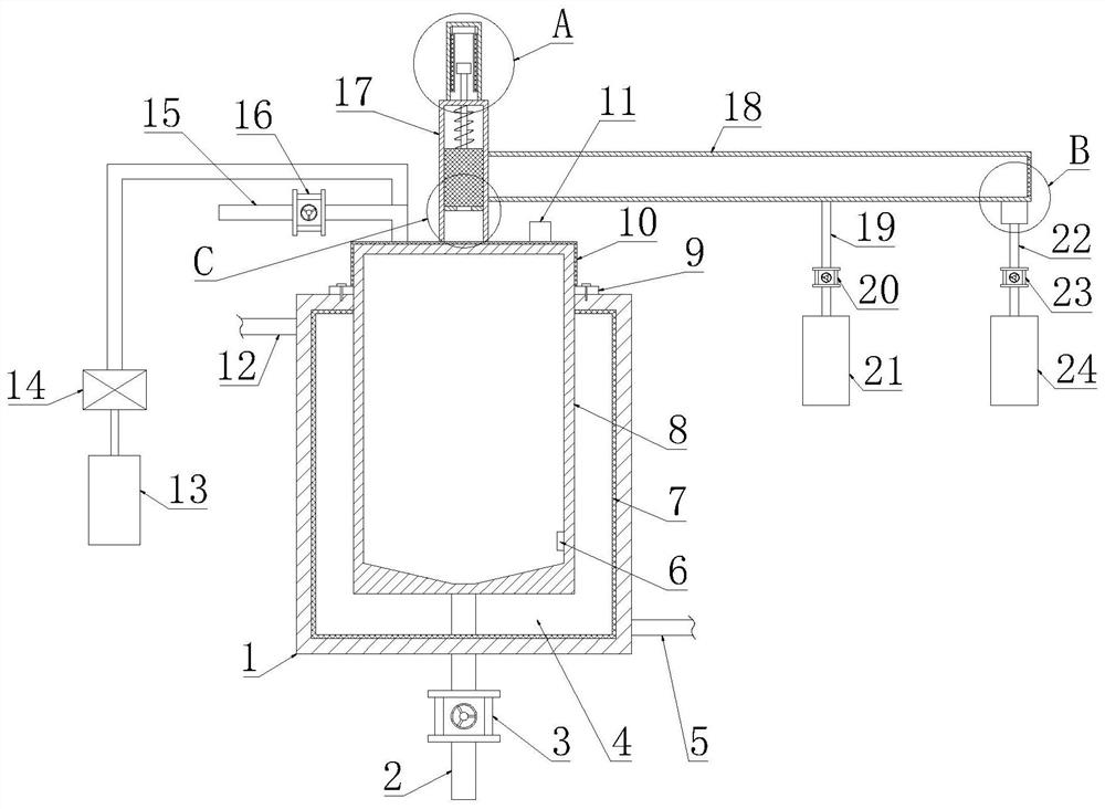 Monoglyceride distillation and purification kettle