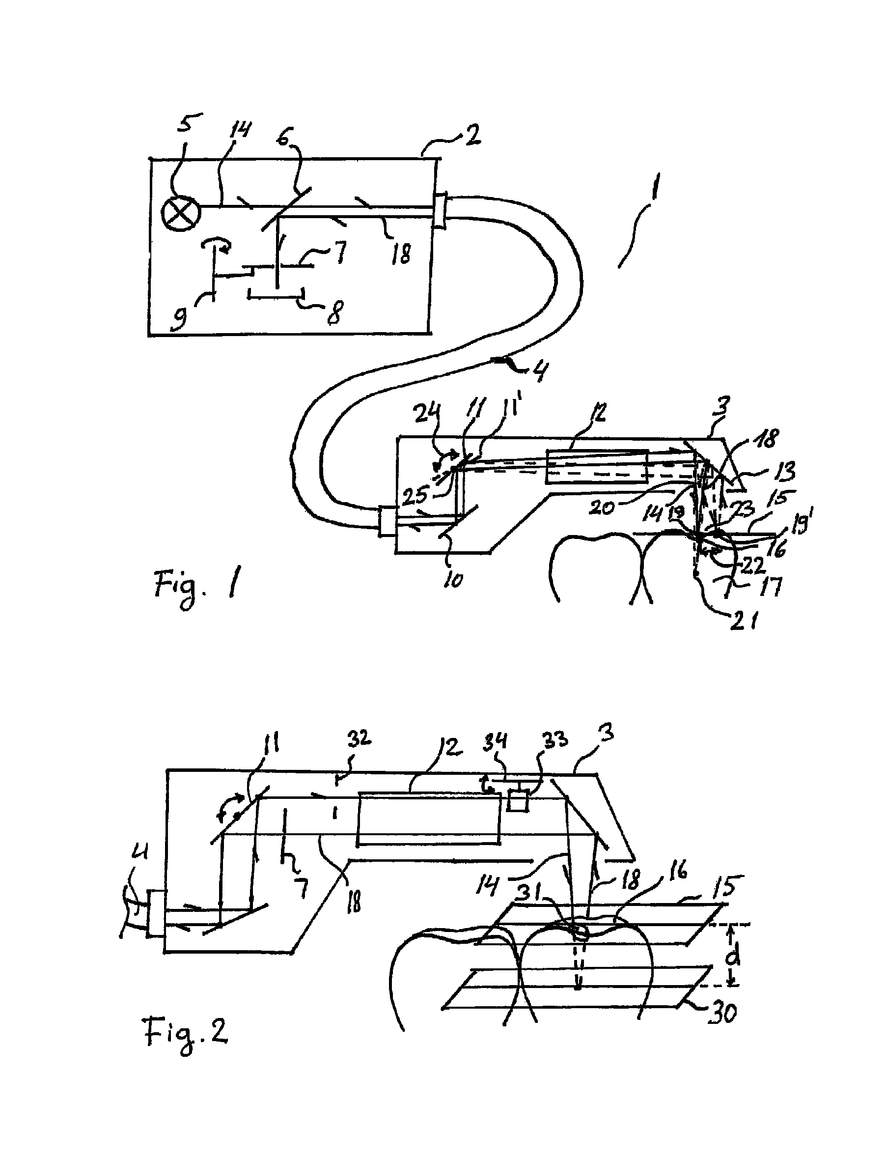 Device and method for optical 3D measurement and for color measurement