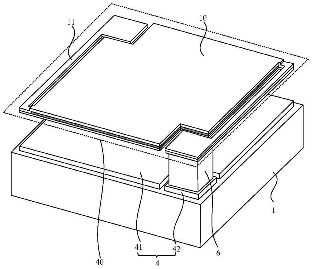 Single-layer infrared focal plane detector