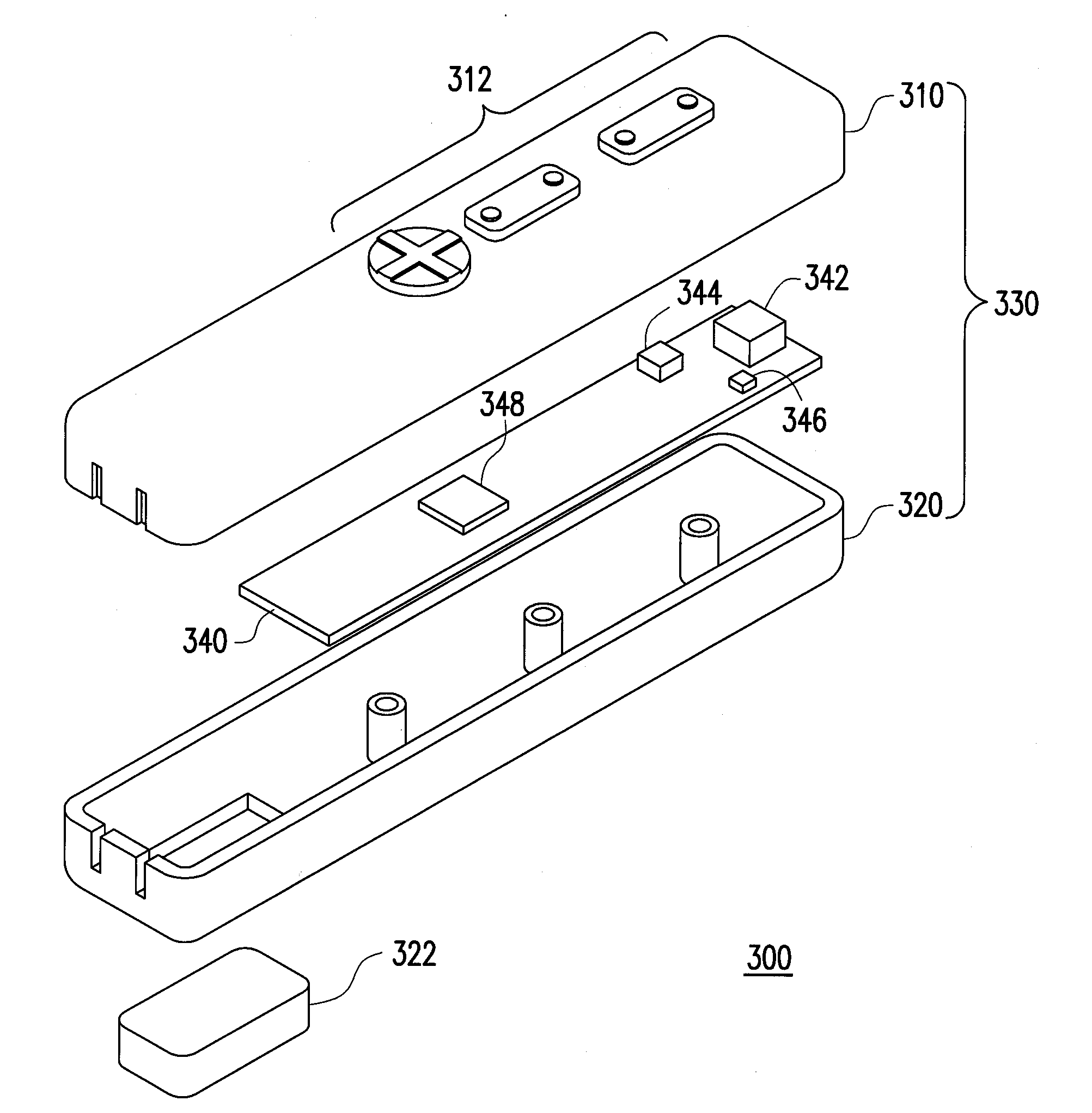 3D pointing device and method for compensating movement thereof