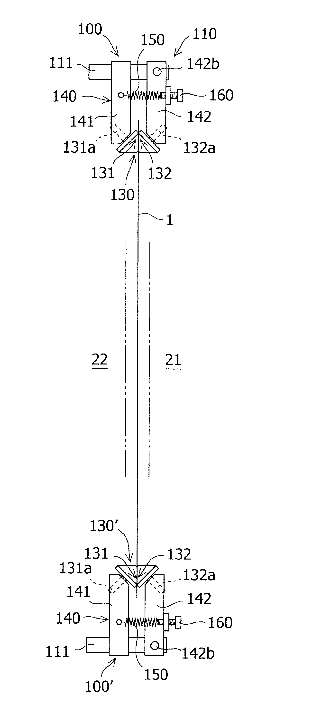 Position controller for flexible substrate