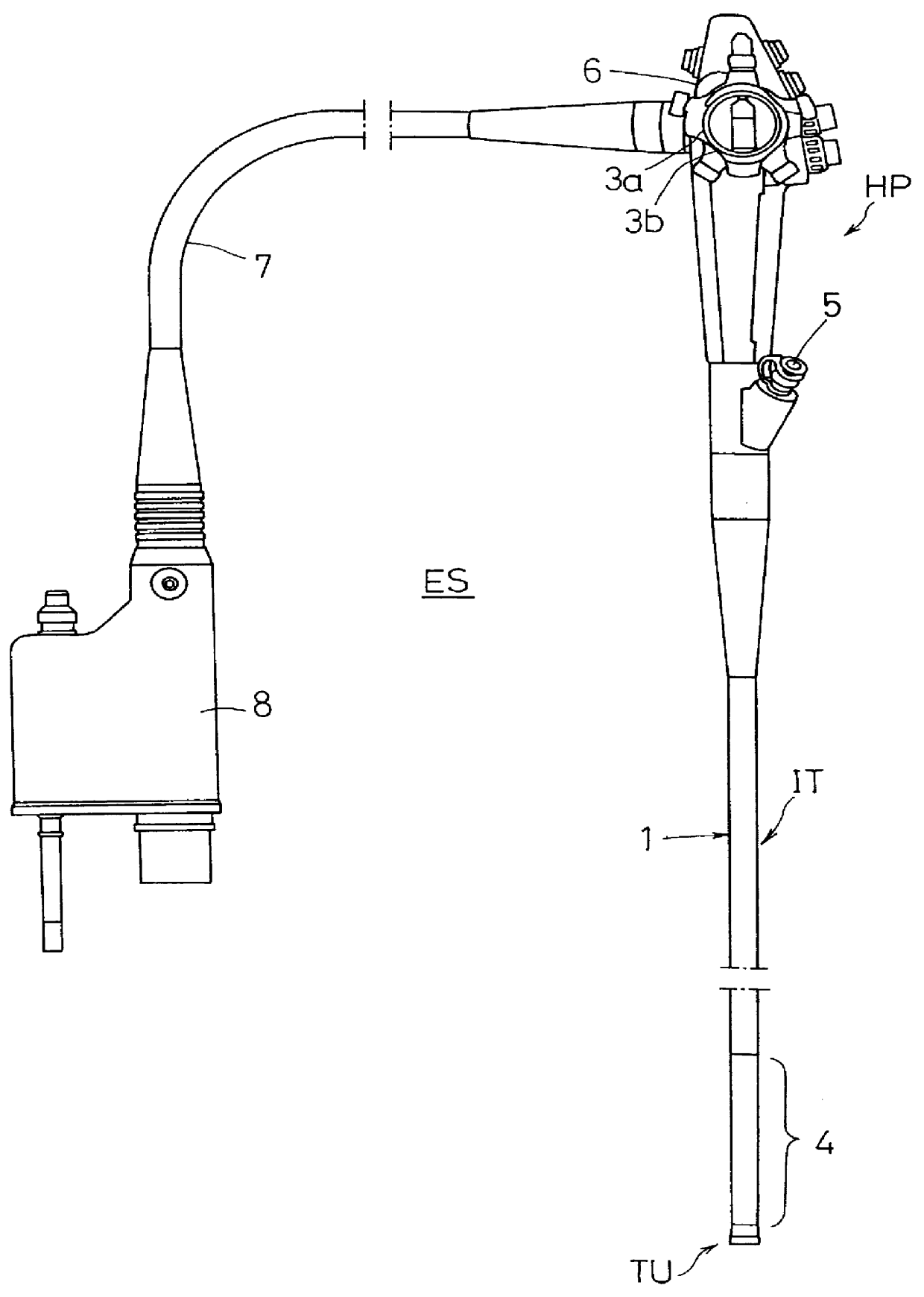 Endoscope with movable imaging unit for zooming or focusing