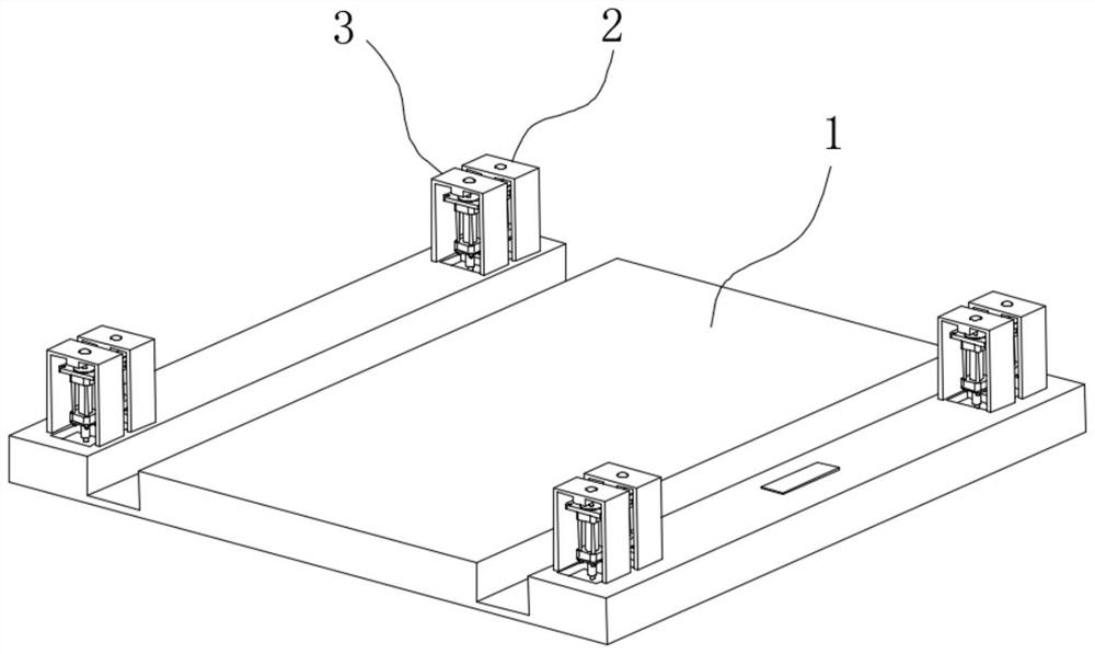 Bridge floor cast-in-place concrete guardrail installation reference frame