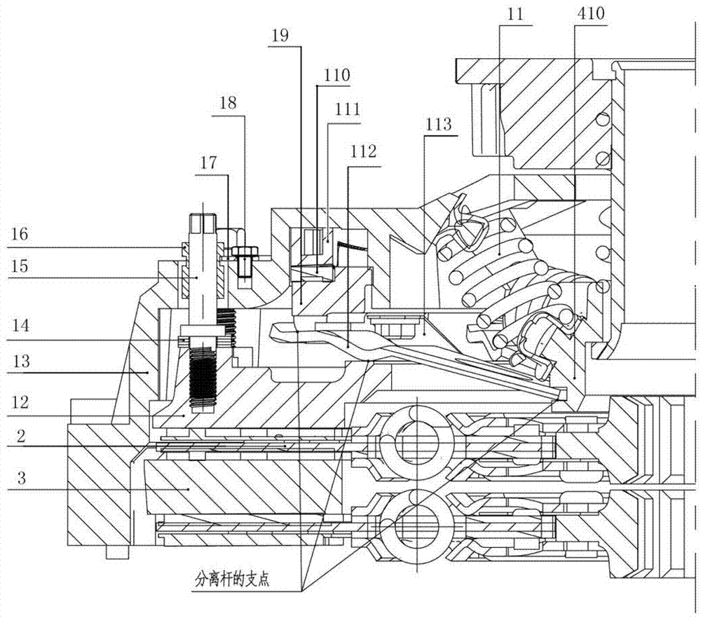 Clutch assembly capable of automatically compensating wear